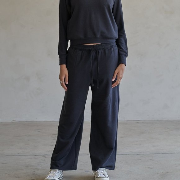 eavolu® Baikal Wide Leg Pant, XS-XL, Eco-Friendly, Color: SLATE
